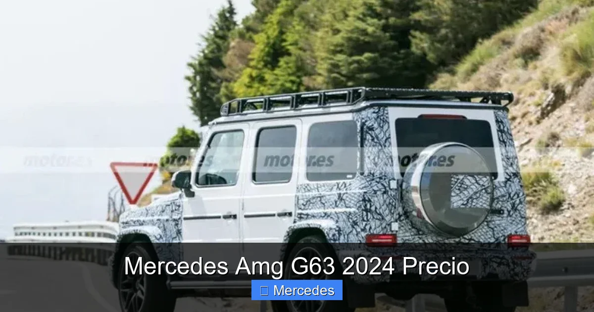 Mercedes Amg G63 2024 Precio