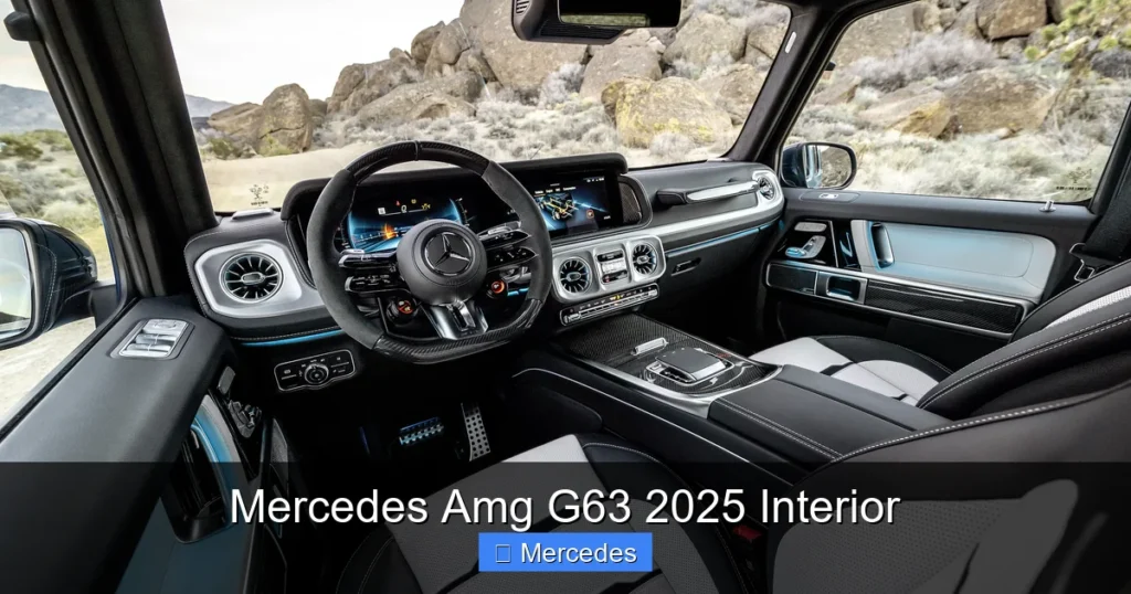 Mercedes Amg G63 2025 Interior