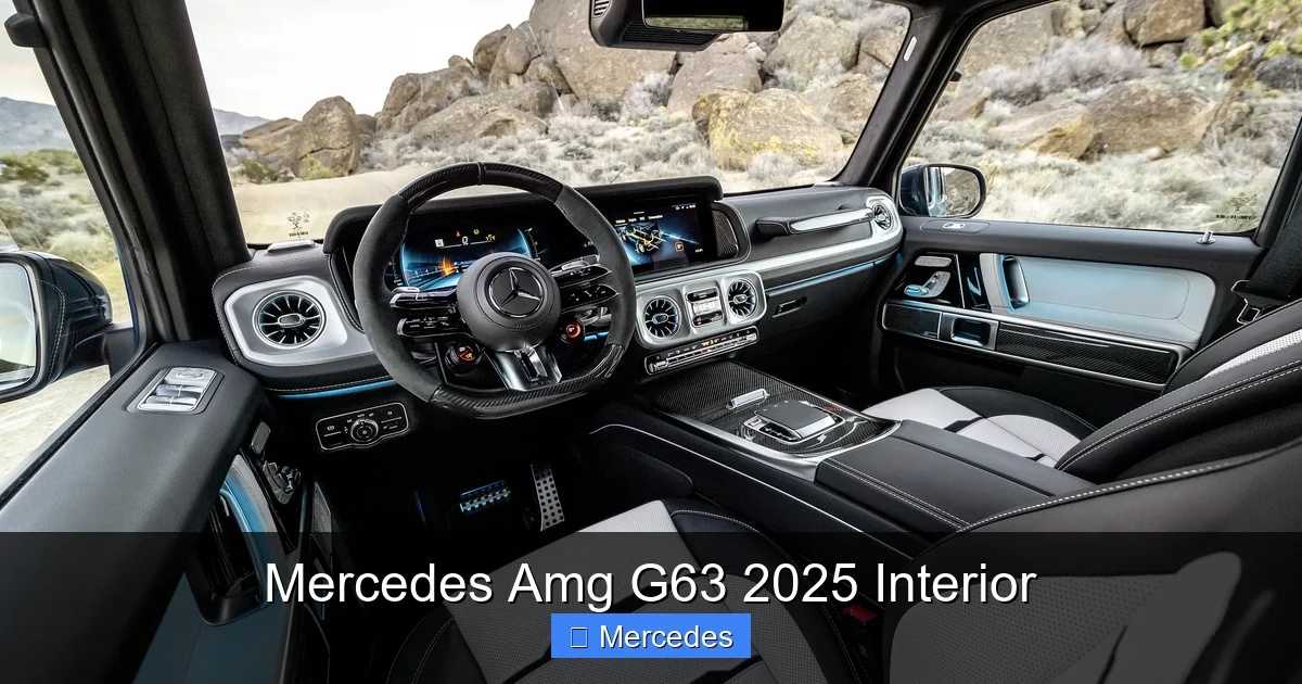 Mercedes Amg G63 2025 Interior
