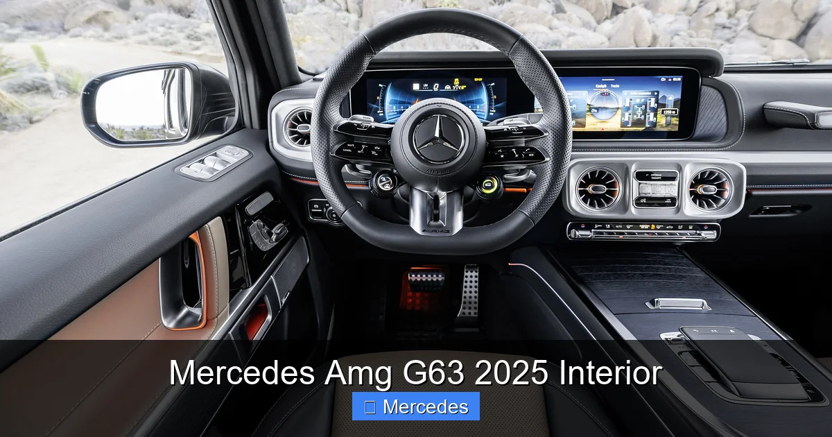 Mercedes Amg G63 2025 Interior