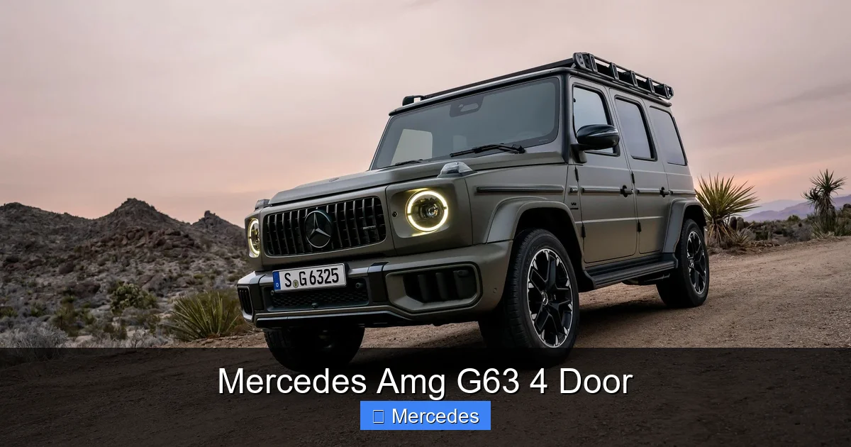 Mercedes Amg G63 4 Door