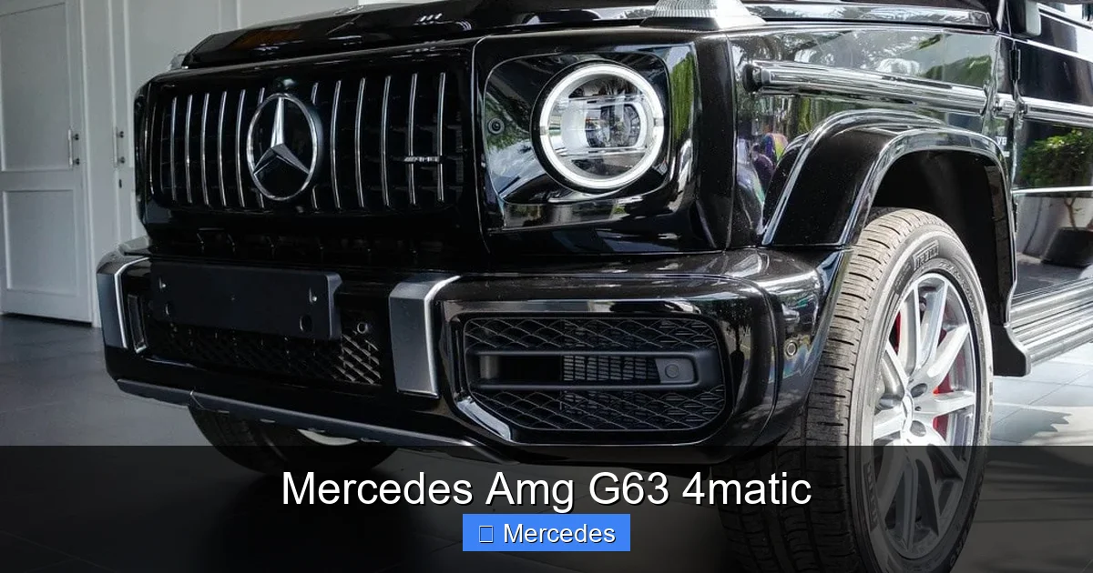 Mercedes Amg G63 4matic