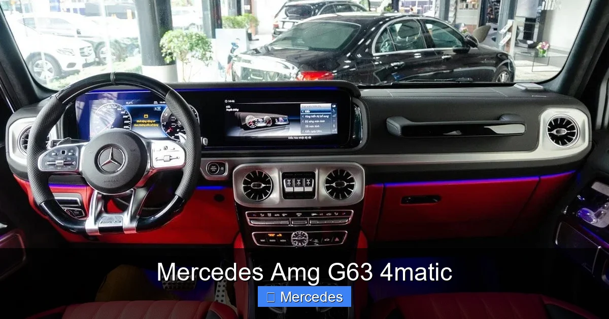 Mercedes Amg G63 4matic