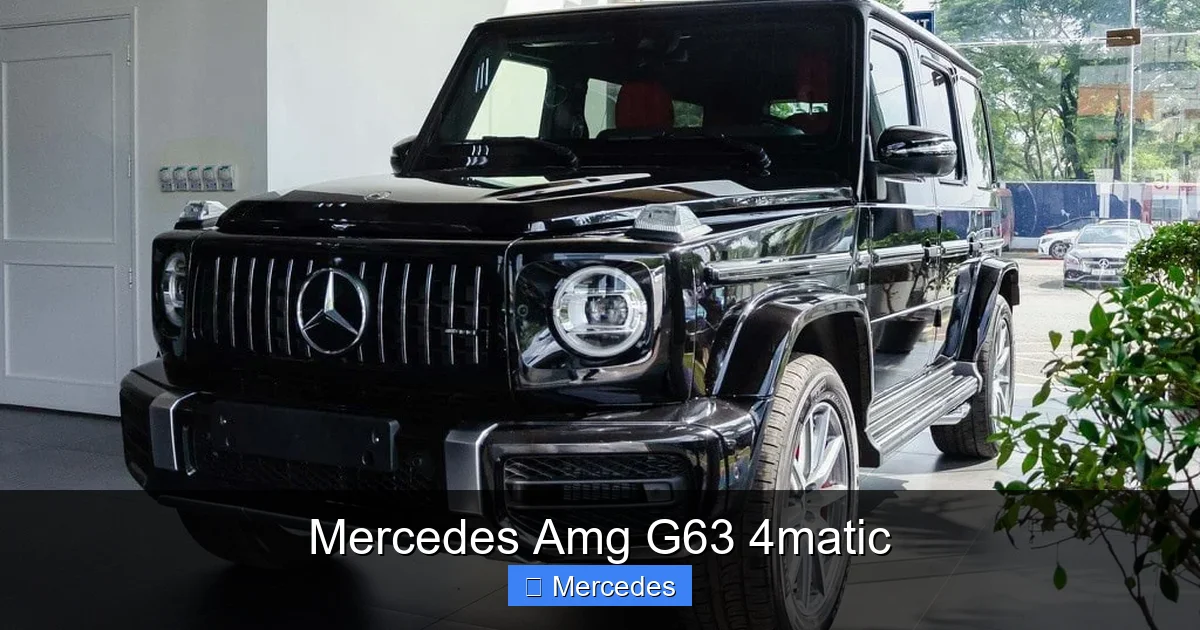 Mercedes Amg G63 4matic