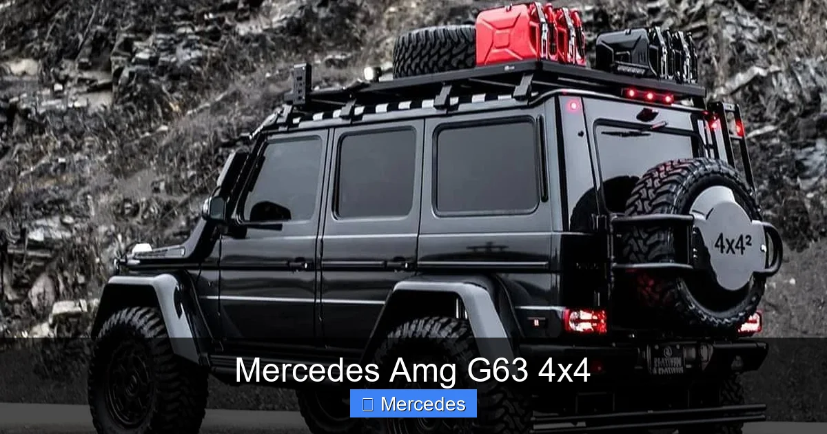 Mercedes Amg G63 4x4