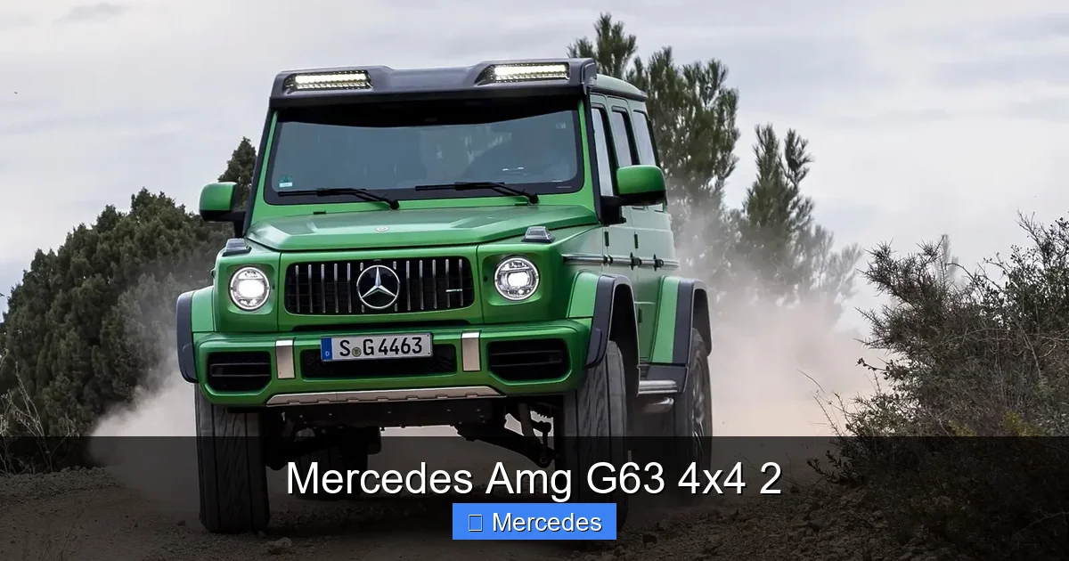 Mercedes Amg G63 4x4 2