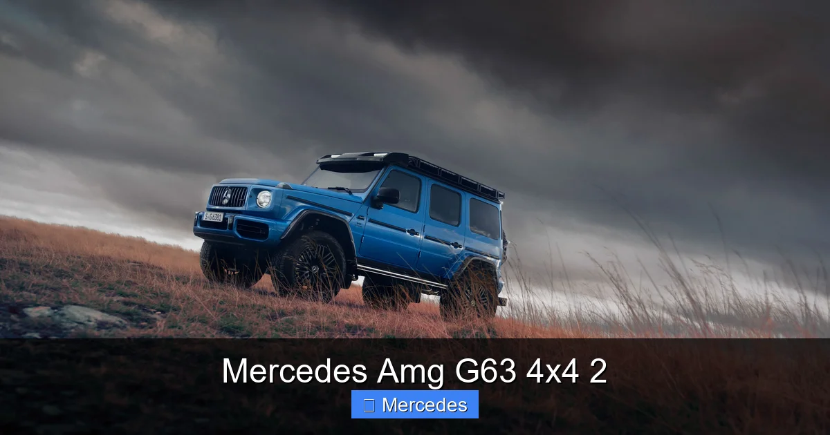 Mercedes Amg G63 4x4 2