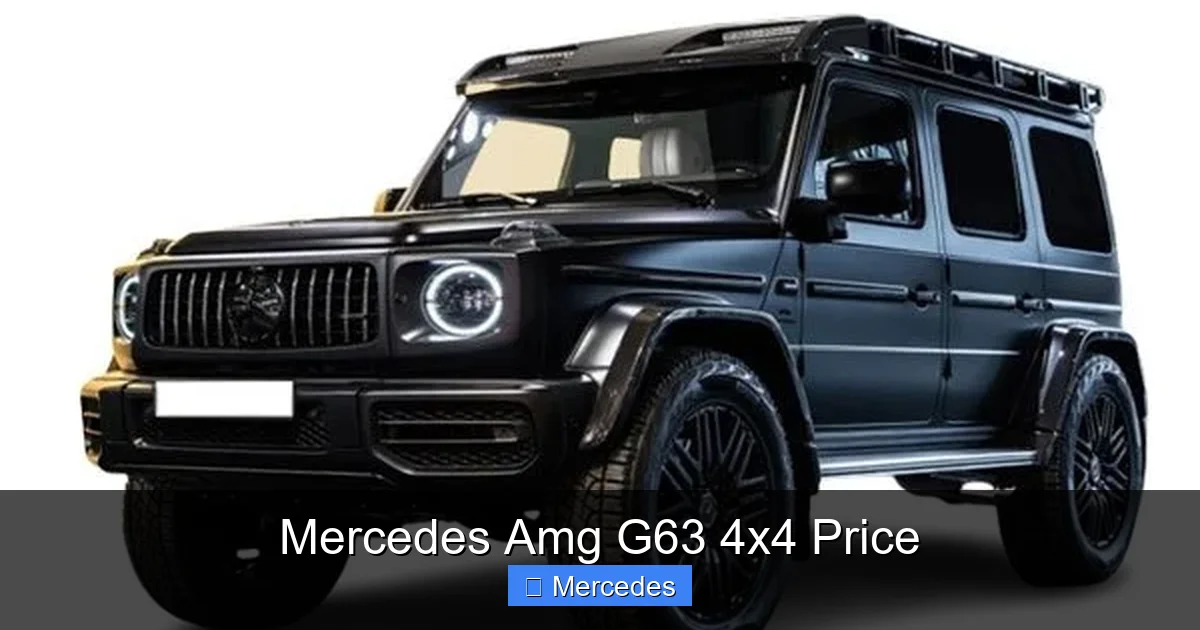 Mercedes Amg G63 4x4 Price