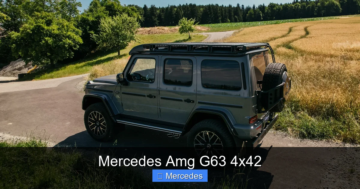Mercedes Amg G63 4x42