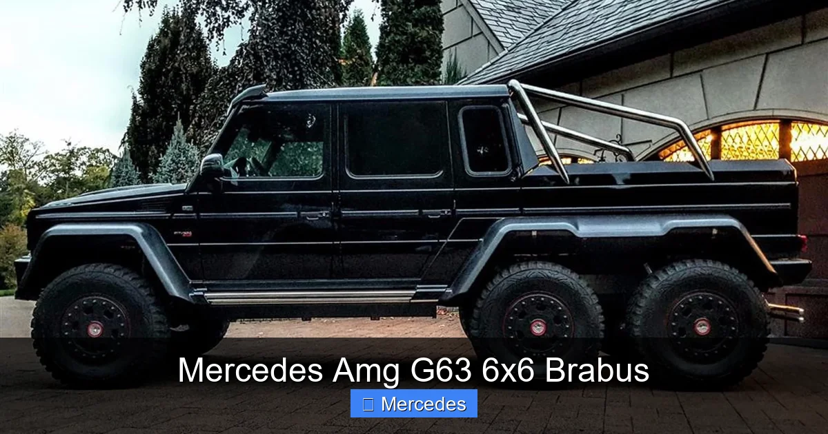 Mercedes Amg G63 6x6 Brabus