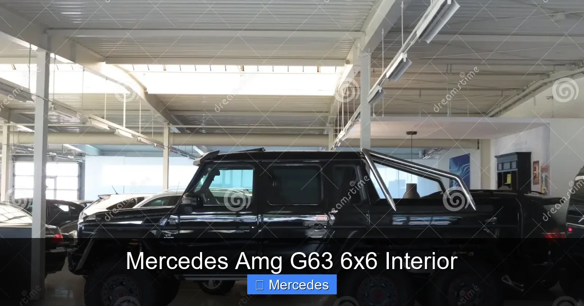 Mercedes Amg G63 6x6 Interior