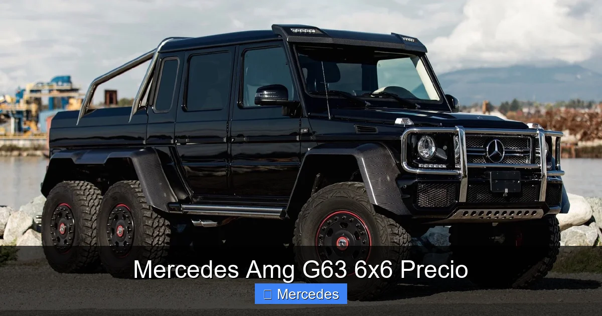 Mercedes Amg G63 6x6 Precio