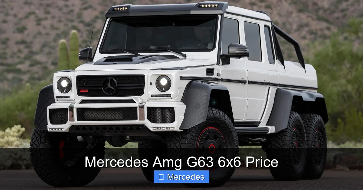 Mercedes Amg G63 6x6 Price