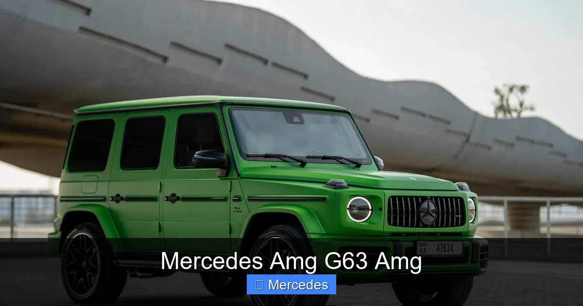 Mercedes Amg G63 Amg