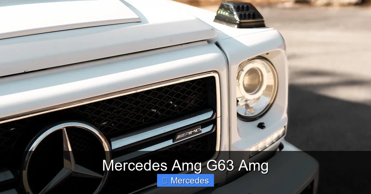 Mercedes Amg G63 Amg