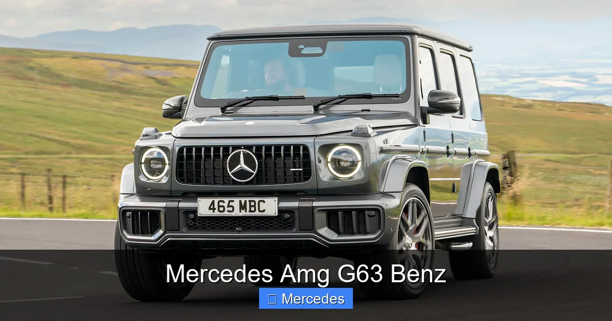 Mercedes Amg G63 Benz