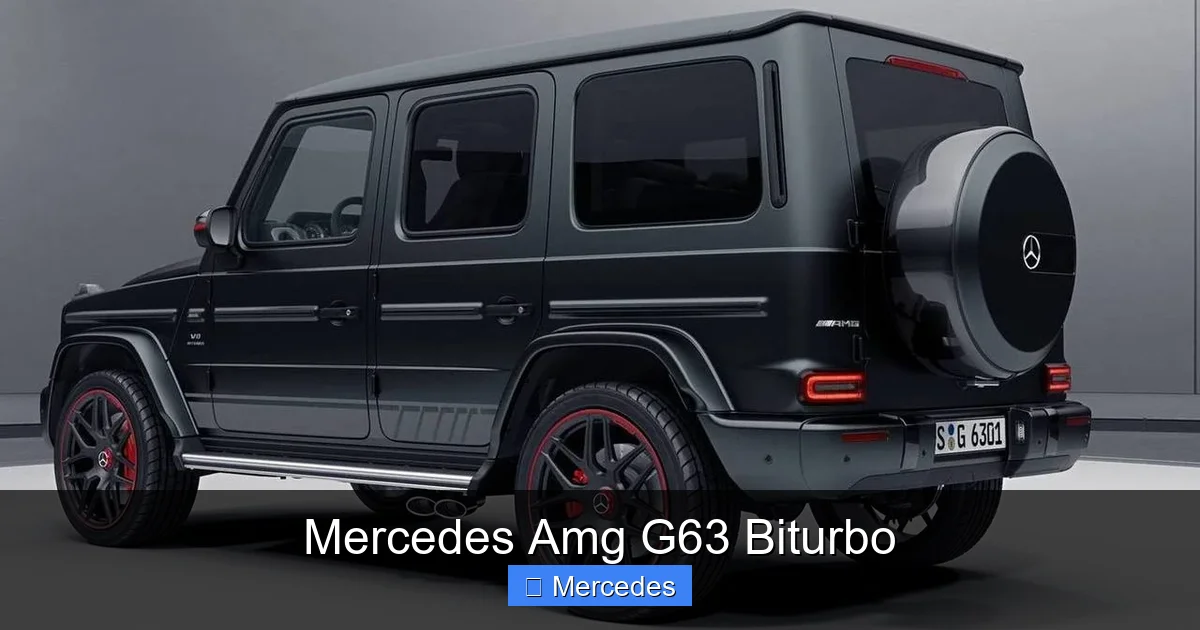Mercedes Amg G63 Biturbo