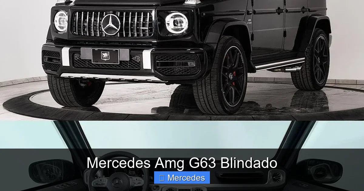 Mercedes Amg G63 Blindado