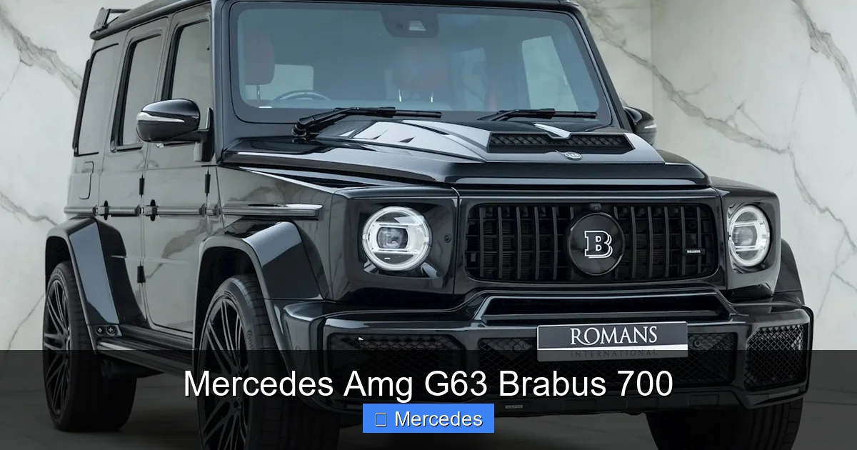 Mercedes Amg G63 Brabus 700