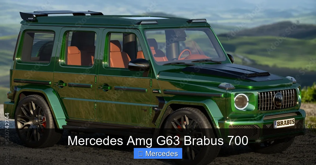 Mercedes Amg G63 Brabus 700