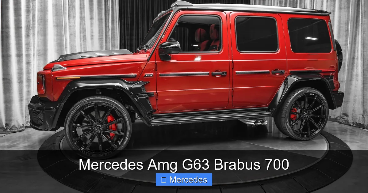 Mercedes Amg G63 Brabus 700