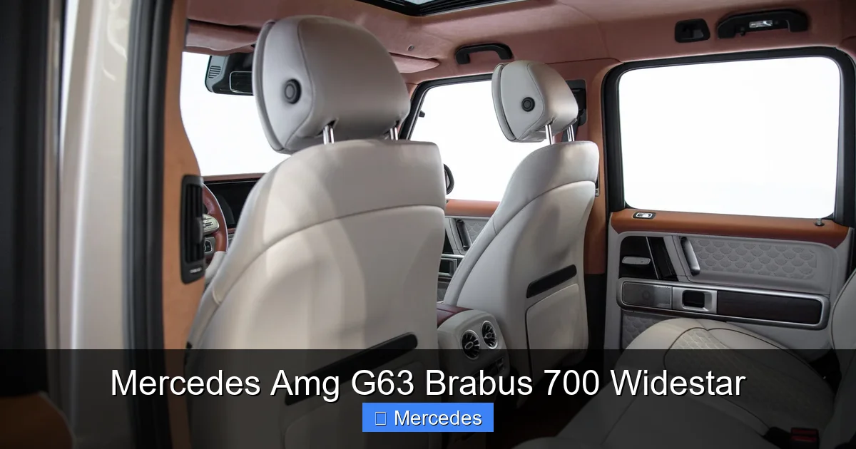 Mercedes Amg G63 Brabus 700 Widestar
