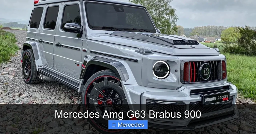 Mercedes Amg G63 Brabus 900