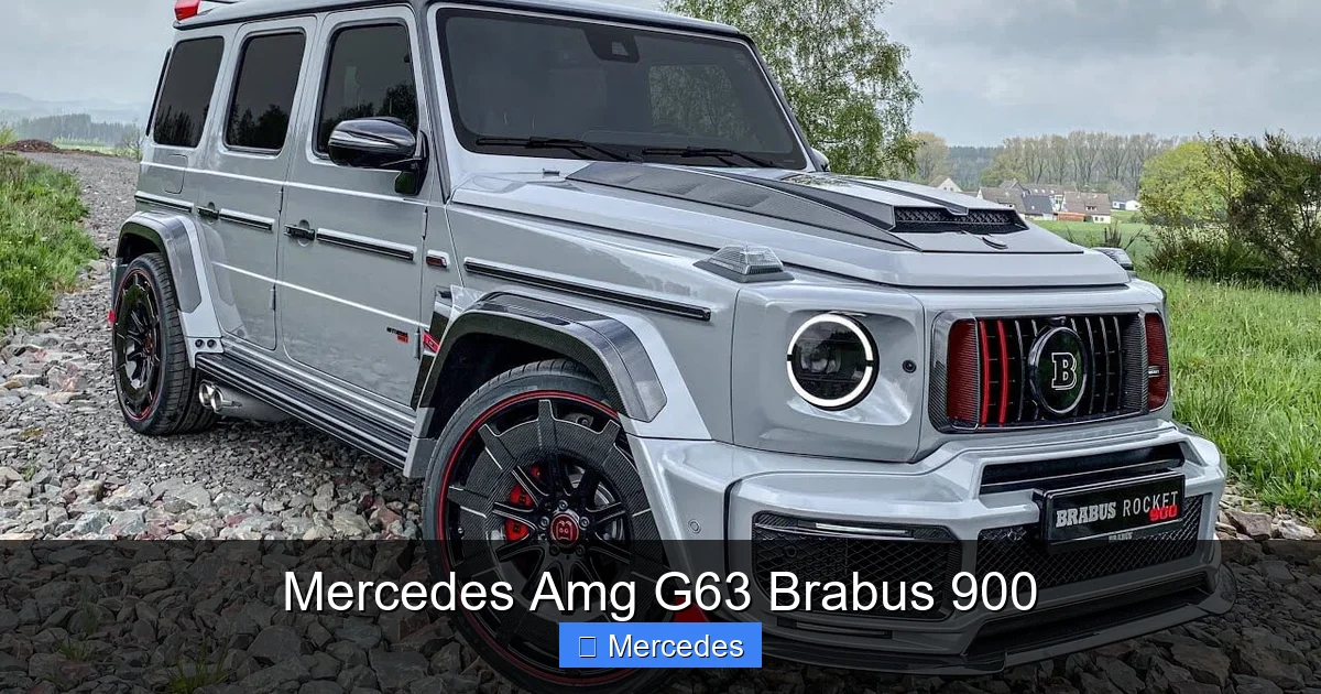Mercedes Amg G63 Brabus 900