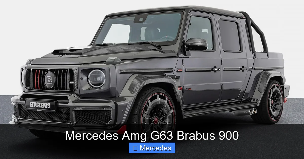 Mercedes Amg G63 Brabus 900