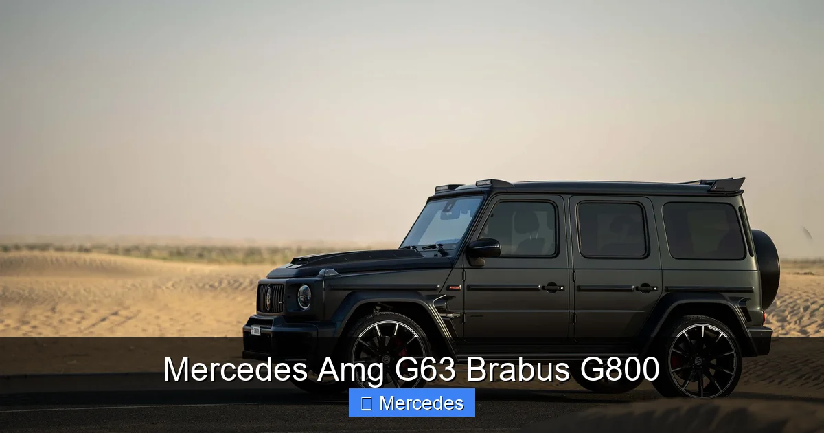 Mercedes Amg G63 Brabus G800