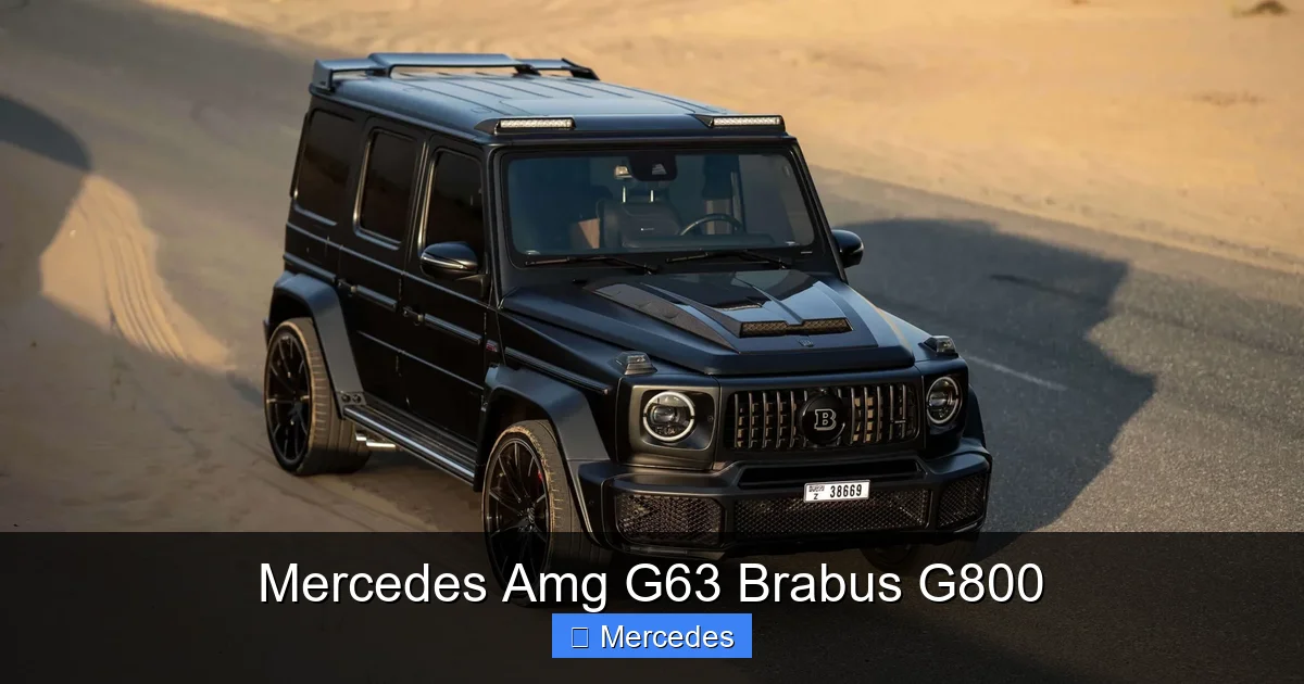 Mercedes Amg G63 Brabus G800