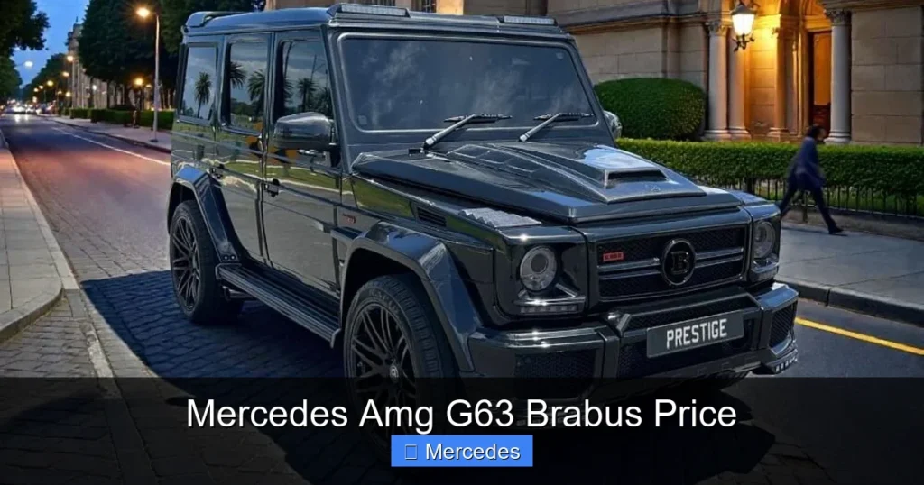Mercedes Amg G63 Brabus Price