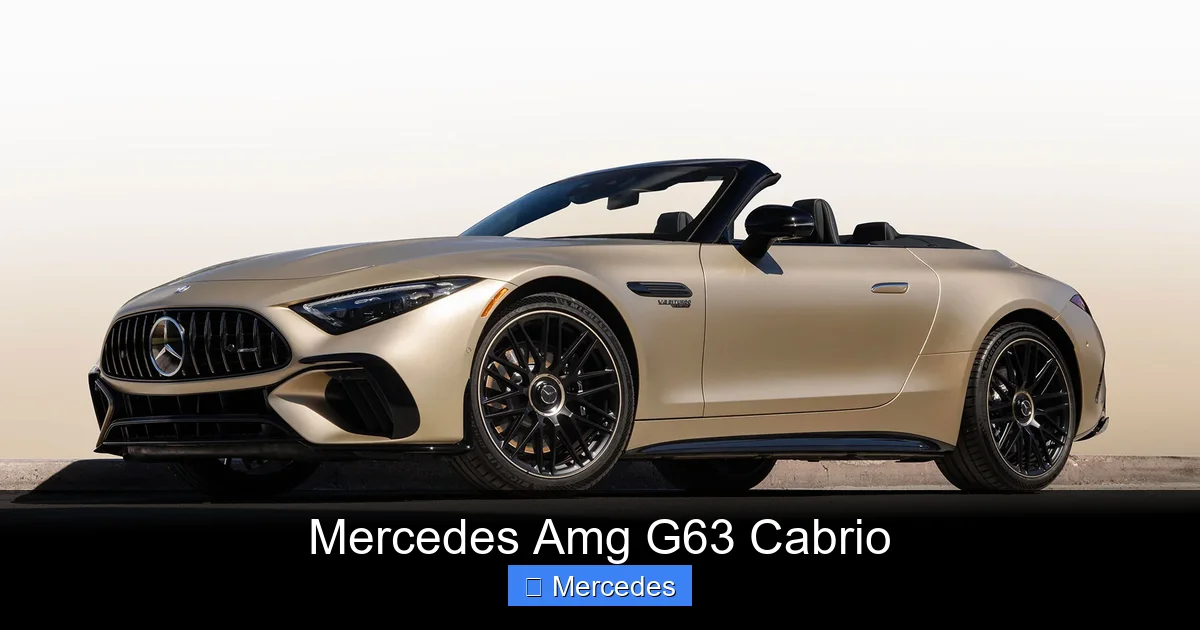 Mercedes Amg G63 Cabrio