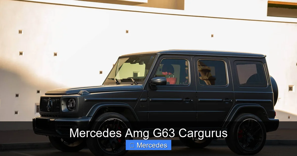 Mercedes Amg G63 Cargurus