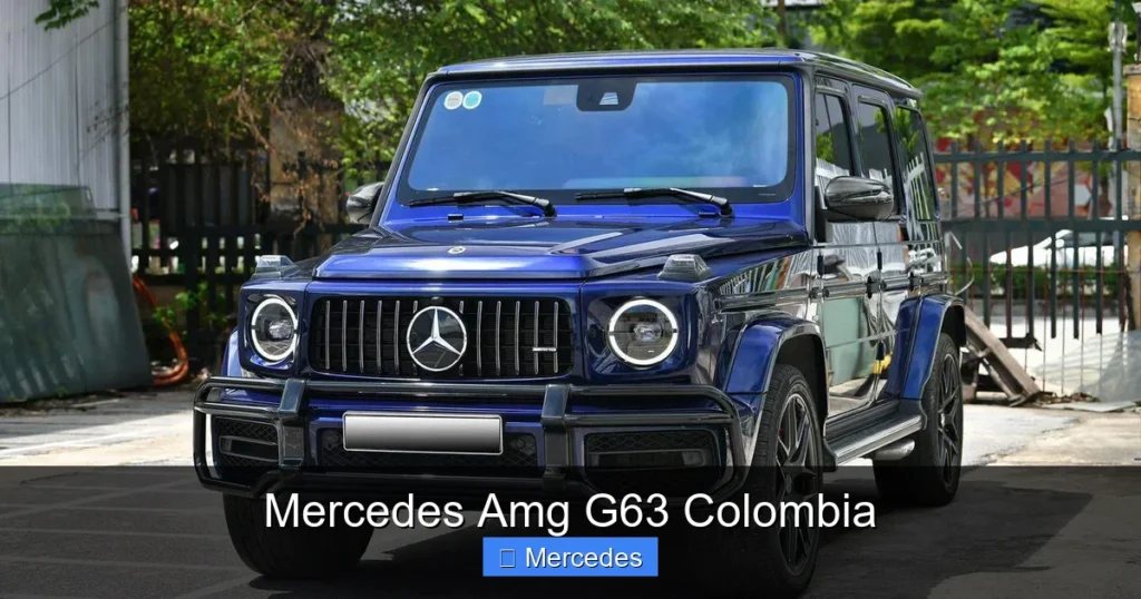 Mercedes Amg G63 Colombia