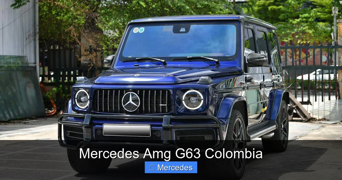 Mercedes Amg G63 Colombia