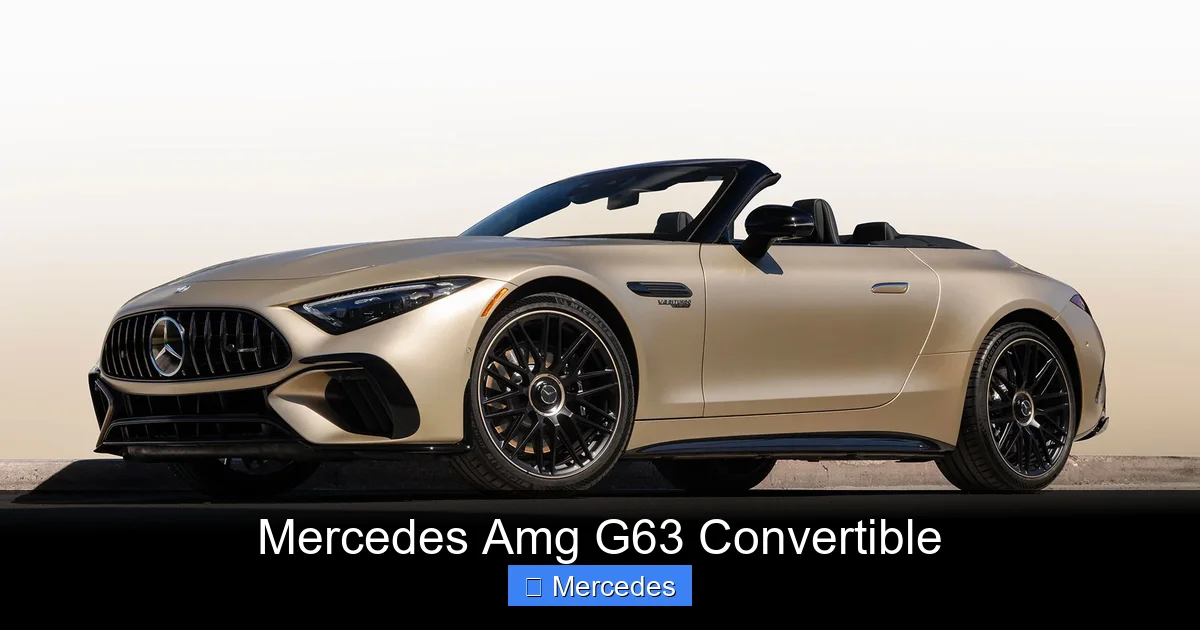 Mercedes Amg G63 Convertible
