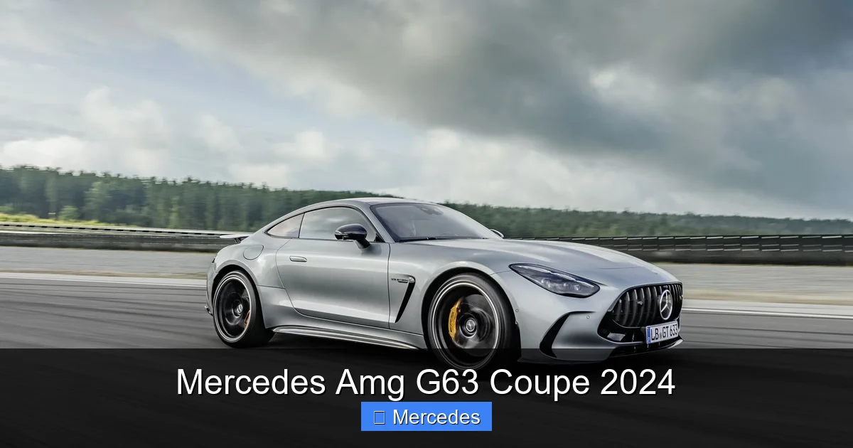 Mercedes Amg G63 Coupe 2024