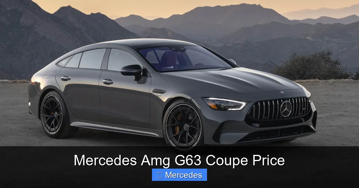 Mercedes Amg G63 Coupe Price