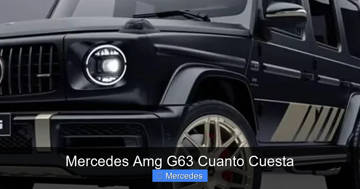 Mercedes Amg G63 Cuanto Cuesta
