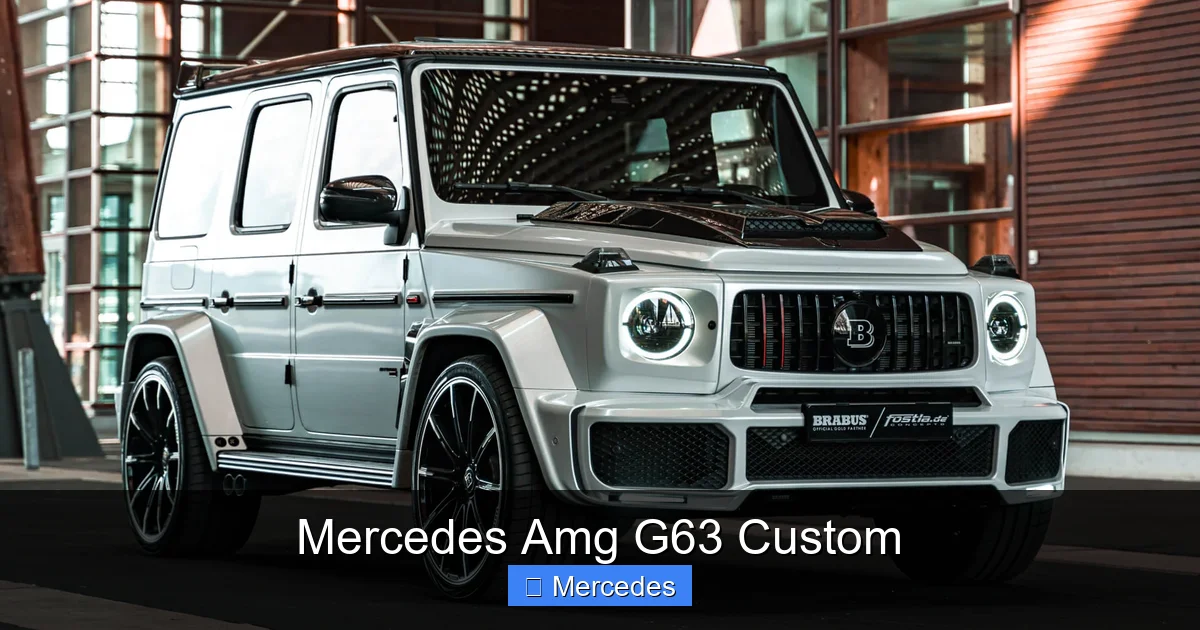 Mercedes Amg G63 Custom