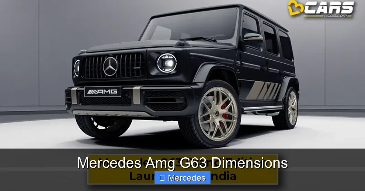 Mercedes Amg G63 Dimensions