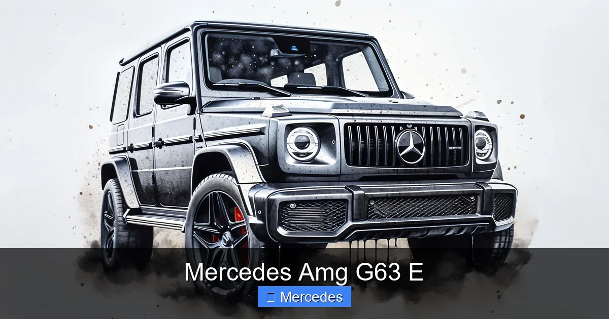 Mercedes Amg G63 E