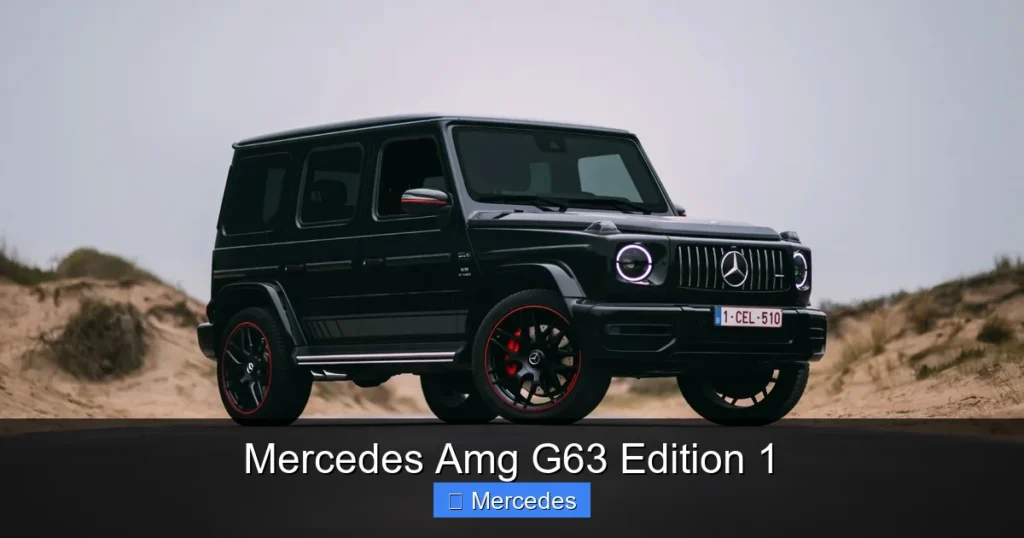 Mercedes Amg G63 Edition 1