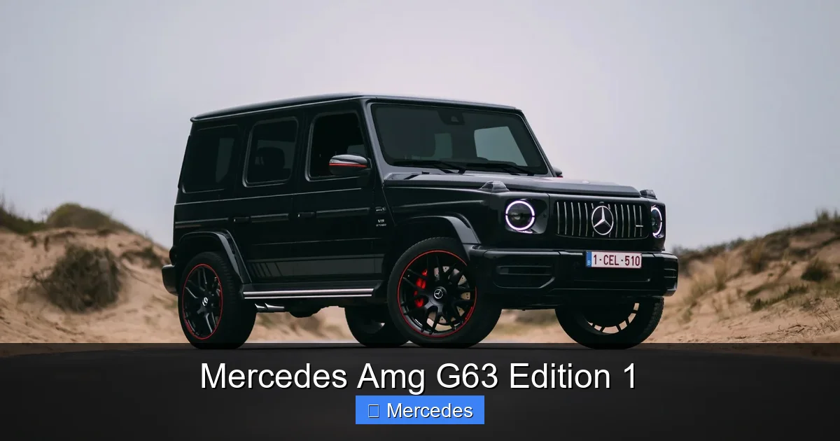 Mercedes Amg G63 Edition 1
