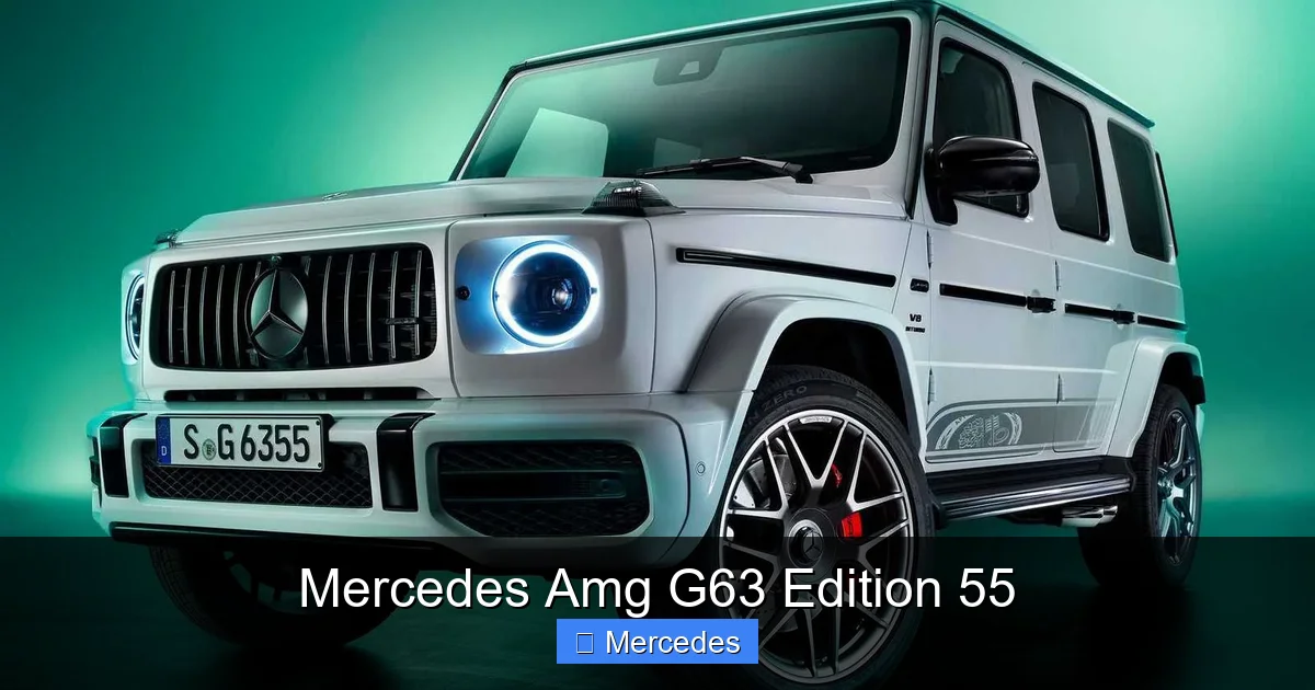 Mercedes Amg G63 Edition 55