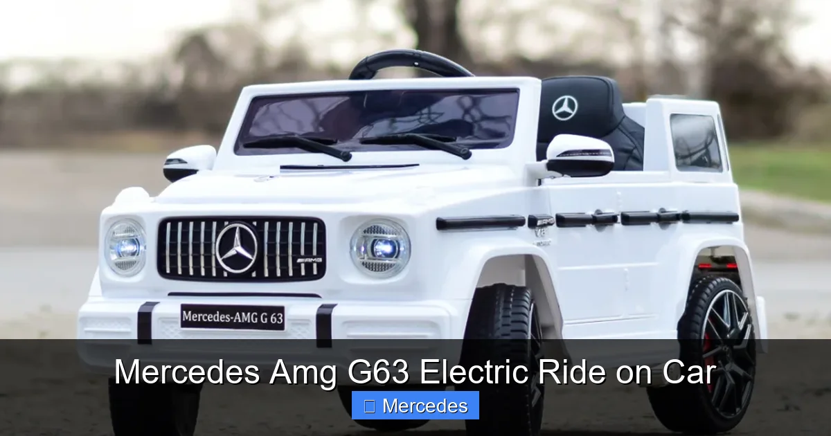 Mercedes Amg G63 Electric Ride on Car