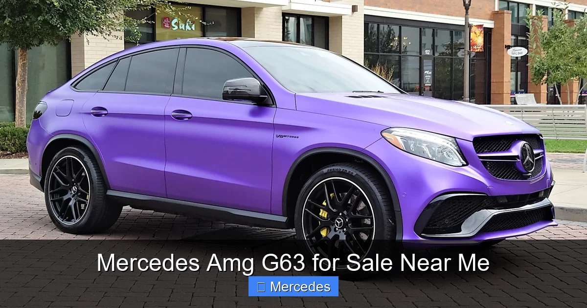 Mercedes Amg G63 for Sale Near Me
