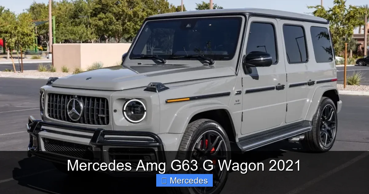 Mercedes Amg G63 G Wagon 2021