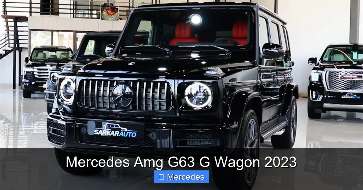 Mercedes Amg G63 G Wagon 2023